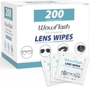 200 Gróf šošoviek pre okuliare, Okuliare Čistiace Utierky Predvlhčené Individuálne Zahmlené Okuliare bez škáry Čistejšie utierky pre slnečné sklo, Kamery Leny, Goggles