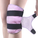 NEWGO Zmrzlina Pack pre Knee Replacement Chirurgie, Reusable Gel Cold Pack Zabaľte okolo Entire Knee Zmrzlina Pack pre zranenia, Meniscus Tear, ACL, Opuch - Purple