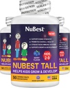 NuBest Tall Kids - Batoľatá Vitamíny a deti Vitamíny pre vek 2 až 9 - Podpora kostnej sily, celkové zdravie a imunita - Živočíšne formy - 270 Žuvateľné tablety Berry Pack 3