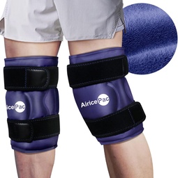 2 Ľadový balík pre úľavu od bolesti na kolenách, opakovane použiteľný gélový zábal pre zranenia, opuchy, výmenu kolena chirurgia, Cold Compress Terapy for Artritída, Meniscus Tear a ACL, Blue