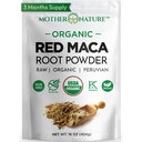 Organické, Raw Peruvian Red Maca Root Powder 