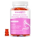 Inozitol Gummies Sugar Free, Myo-Inozitol & D-Chiro Inozitol 40:1 Ratio Supplement for Women, Fertility, Hormon Balance, Ovarian Health, 60 Count