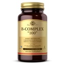 Solgar B-Complex "100," 100 Rastlinné kapsule - Podpora nervového systému - Podpora energetického metabolizmu - Non-GMO, Vegan, Gluten Free, Dairy Free, Kosher - 100 Servings