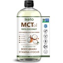 Keppi MCT Olej - zo 100% kokosového oleja - Ochutené C8 a C10, non-GMO, Certified Gluten-free, Palm Oil Free, Vegan, Kosher, Halal, 32 oz Kokosový olej