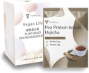 TRYALL Plant Based Pea Protein Powder Isolát (20g proteínu) Cestovné vrecká (Hojicha, 10 balení)