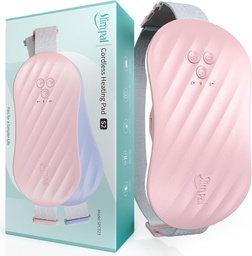 Slimpal AI Prenosný Kúrenie Pad na obdobie Kŕče, Inteligentné AI teplo Chip, elektrické bezdrôtové vykurovanie Pás pre chrbát, Belly, Waist, Žalúdok, Menstrual Opotrebiteľné Kúrenie Pad darčeky pre dievčatá jej ružové S2