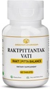 Dr. Pushp Arogyam AYURVEDM RAKATPITTANTAK VATI pre Pitta Balance, Purifikátor krvi Balenie 60 tabliet