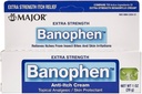 MAJOR Extra sila Banophen - Anti-svrbiaci krém - Topické analgézie kože Protectant - pomáha uľaviť svrbenie od hmyzu Bites a kožné podráždenie - 1 Oz. (1 balenie)