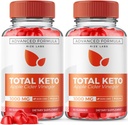 Rize laboratória (Pack of 2 Total Keto Gummies for Advanced Weight Loss, Supplement to Lose Belly Fat, Maximum Strength Formula, Gomitas Reviews (120 Gummies)