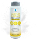Dr Robaina Sulfur Balsam Powder Body Powder Triple Action Powder for Ichy Skin, Kontrola vlhkosti, a Odor Relief 