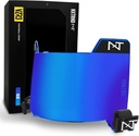Nxtrnd VZR3 Football Visor, Zakrivené Lens Technology, Sedí pre dospelých a mládež futbalové prilby