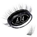 Lashife zosilňovať 14mm Gossamer DIY predĺženie rias znovu naplniť, čierna, ľahko falošné riasy pre prirodzený vzhľad
