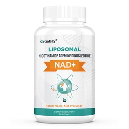 Lipozomálna NAD+ Doplnok 500 mg, vysoká absorpcia, zvýšená hladina NAD+ s TMG 250 mg, skutočná NAD Plus efektívnejšia ako nikotínamid Riboside, podporná bunková energia, zdravé starnutie 60 Softgels