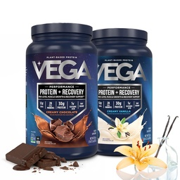 Vega Sport Premium Protein Powder Bundle, Čokoláda + Vanilla, Plant Based Protein Powder Post Workout - Certified Vegan, Vegetarian, Keto-Friendly, Gluten Free, Dairy Free, BCAA Amino Acids