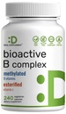 Bioaktívny vitamín B komplex pre mužov a ženy, 240 Veggie Kapsule - Metylovaný B komplex a Esterifikovaný vitamín C 