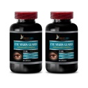 Očné doplnky Lutein - Očná vision Guard 24 MG - Advanced Eye Complex - luteín pre oči, komplex na podporu zraku, vitamín A, výťažok z hroznových semien, tabletky na vision pre oči nad 50, 2 fľaše 120 kapsúl