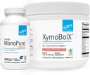 XYMOGEN Omega MonoPure 1300EC (120 Servings) + XymBolX (30 Servings) Bundle - Kardiovaskulárne + kognitívna podpora, Svalové zotavenie - Non GMO