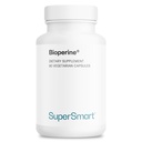 SuperSmart Bioperine 30 mg za deň (95% Piperine) - Black Pepper Extract Supplement - Absorbtion Enzymes Support - Digestive Enzymes Support 