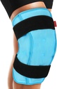 Comfytemp 3D Knee Ice Pack Zabaľte pre zranenie opakovane použiteľný gél, FSA oprávnené, Kolená studený Pack Brace Fyzikálna terapia Meniscus Natrhnutie, bolesti nôh, Náhrada, Artritída, zotavenie svalov, Chirurgia dostať dobre Darček