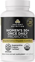 Ancient Nutrition Regenerative Organic Certified Probiotics for Women 50+, Probiotiká Ženy 50+ Raz denne, Zdravé trávenie a podpora imunitného systému, 25 miliárd CFU* Per Serving, 30 Počet