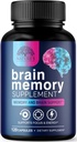Brain Memory Supplement Pills - 3X Sila Nootrops pre koncentráciu, jasnosť a zaostrenie Podpora - Brain Health Cognitive Vitamíny s Bacopa, Fosfatidylserine & DMAE, Brain Booster - 120 Kapsule
