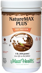 Maxi-Health NatureMAX Plus Energetická podpora Nápoje Sójový proteín prášok - bezcukrová diéta doplnok - 20g Bielkoviny na obsluhu - prírodná čokoládová príchuť - Kosher vitamín - 1lb