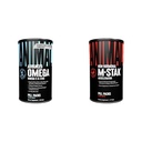 Živočíšna Omega Omega 3 & 6 doplnok 30 denné balenie M-Stak Non-Hormonálne Tvrdé Gainers Svalový stavebný zásobník 21