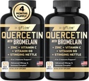 Quercetin s hypromelínom, Stinging Nettle Supplement, zinok Vitamín C vitamín D 