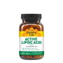 Country Life R-Alpha Acid Complex 300mg - Alpha-Lipoic Acid 270mg & R-Lipoic Acid 30mg - Antioxidant Support - Žiadne kvasenie, kukurica, pšenica, sója, lepok, mlieko - Alpha Lipoic Acid Supplement