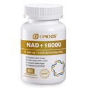 OMOGS NAD+ 300 mg + Trans-Resveratrol 200 mg, Pure NAD Supplement, Max Absorbtion, Posilnenie doplnok pre DNA Opravy, zdravé starnutie, Cellular Energy & Longevity, 60 Kapsule