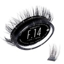 Lashify Fluffy 14mm Gossamer predĺženie rias Refill, Black, Easy DIY False Lashes Ak chcete pridať plnosť a rozmer