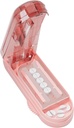 Tabletky Cutter Splitter pre malé a drobné pilulky, pilulky Splitter presné rezy viac pilulky naraz pre veľké a malé lieky, Sharp Blade s bezpečnostným dohľadom (Pink)