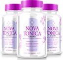 (3 balenia) NovaTonica Kapsule, Nova Tonica na podporu prirodzene zdravá a žiariaca koža, Extra silný doplnok na podporu hydratácie, Skin-Enhancing Vitamínové pilulky, Nova Tonic Recenzie (180 kapsúl)