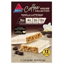 Atkins Coffee House Collection Vanilla Latte Bar, 16g Protein, 2g Cukor, 4g Net Carbs, 13g Fiber, 12