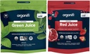 Organifi Zelená šťava a červená šťava Bundle - 30 Day Supply - Delicious, osviežujúce organické Superfood doplnok prášok s antioxidanty pre energiu a podporu stresu Relief - No GMO, Gluten, alebo sója