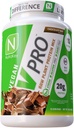 NutraKey V-Pro, Raw Plant Protein Powder, Organic, Vegan, Low Carb, Gluten Free with 20g of Protein (Chocolate) 2-Pound