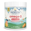 Nordic Naturals Nordic Omega-3 Gummies, Tangerine - 120 Gummies - 82 mg Total Omega-3s s EPA & DHA - Non-GMO - 60 Servírovanie