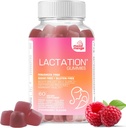 Laktácia a popôrodná podpora Gumies - s požehnanou bodliak, feniklové semeno, mliečne bodliak, Moringa, slnečnicový lecitín, vitamín D3 a B12 - zvýšenie výroby mlieka
