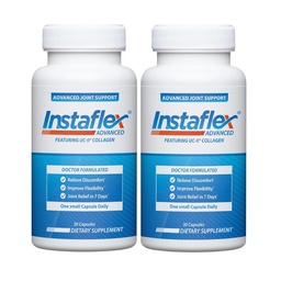 Instaflex Advanced Joint Support Nutrition Supplement Capsule s lekárom Formulované spoločné Relief Supplement, Featuring UC-II Collagen & 5 Other Joint Discomfort Fighting Ingredients, 60 Ct