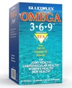 vGlucoflex Omega 3-6-9, Omegas z EPA/DHA rybí olej pre spoločné zdravie, 30 porcií