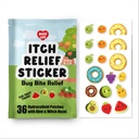 Hydrocolloid Sitch Relief Patch, pre Mosquitos, Kliešte, Midges, Pieskovce Bugs Relief, Anti-Itch Patch s Aloe a Witch Hazel, Uhryznutie hmyzu Relief, Kid-Priateľne, Prírodné ovocie tému