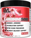 Elution Nutrition Nitric Oxide Booster L-arginín Supplement - High Potency Nitric Oxide Supplement with 5000mg of L Arginine for Enhanced Pumps Energy Muscle Growth and Vaterality NO Booster