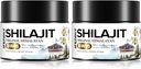Shilajit Organic 600mg Maximum Potency Gold Grade Shilajit Resin Shilajit Supplement Natural Authentic with 85+ Trace Minerals & Fulvic Acid for Energy, Imunity, 50 Grams (2 balenia)