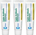 Glóbus (3 balenia 1oz triple antibiotické masti, prvá pomoc masti pre malé škrabance a rany a zabraňuje infekcii, v porovnaní s aktívnymi zložkami vedúce značky (3 balenia)