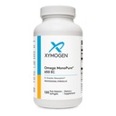 XYMOGEN Omega MonoPure 650 EC - Omega-3 rybí olej doplnky pre ženy a mužov - s EPA, DHA a DPA - Menšie mäkké gély s 3X väčšiu absorpciu - Podpora zdravého srdca a kognitívne (120 Softgels)