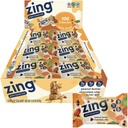 Zing Arašidové maslo Čokoláda Chip Deti Vegan Proteínové tyčinky, Bezlepkové lepidlo 100 Kalórie Mini Bary, Bez Mliečne Výživové tyčinky s rastlinnými bielkovinami, Kosher, No Soy, Bez cukru Alkoholy - 18 počet