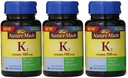 Príroda Vyrobené vitamín K2 100 μg Softgels 30 (3) (Backaging May Vary)