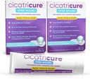 Cicatricura Triple Antibiotická masť s úľavou od bolesti, Bacitracín Antibiotická masť a krém pre starostlivosť o rany, liečiaca masť pre rezy, popáleniny, hmyzu Bites, prvá pomoc dodávky esenciálne, 1 oz