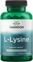 Swanson Amino Acid Ajipure L- Lysine Pharmaceutical Grade 500 Milligrams 90 Veg Kapsule