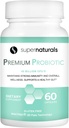 Premium Probiotiká, 40 miliárd CFU Probiotiká pre hydratačné zdravie, Made with MAKTrek Bipass Technology, Women & Mens Probiotiká pre Gut Health, 60 probiotických kapsúl